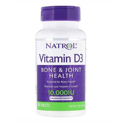 Natrol Vitamin D3 10,000 Iu Max Strength Tab 60S 