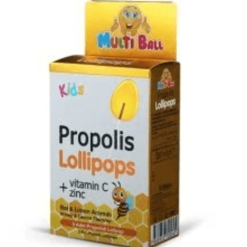 Multi Ball Kids Propolis Vitamin c+zinc Lollipops 7 Pc