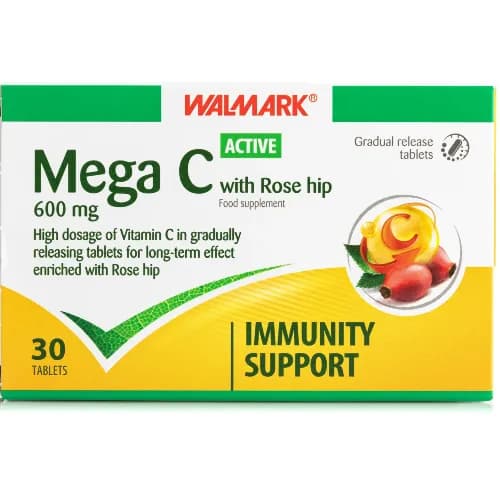 Walmark Mega C 600Mg Tab 30 Pieces