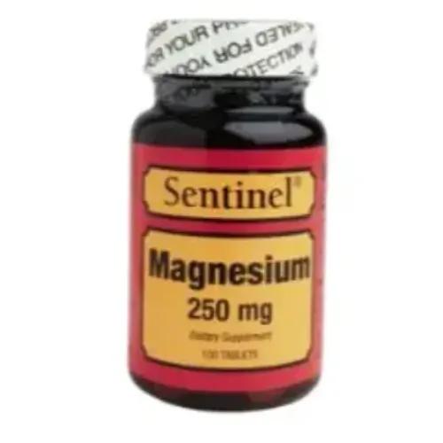 Sentinel Magnesium 250Mg Tab 100S