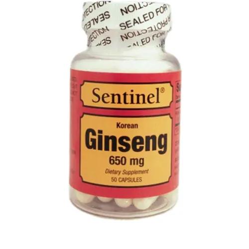 Sentinel Ginseng Korean 650 Mg Tab 50S