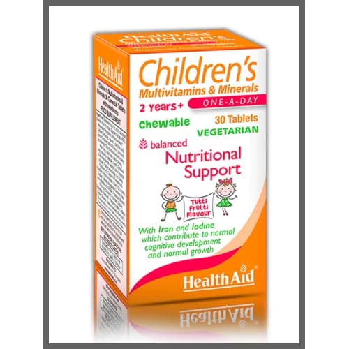 Health Aid Children'S Multi Vitamin And Minerals 30 Tablets 