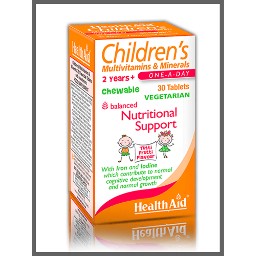 Health Aid Children'S Multi Vitamin And Minerals 30 Tablets 