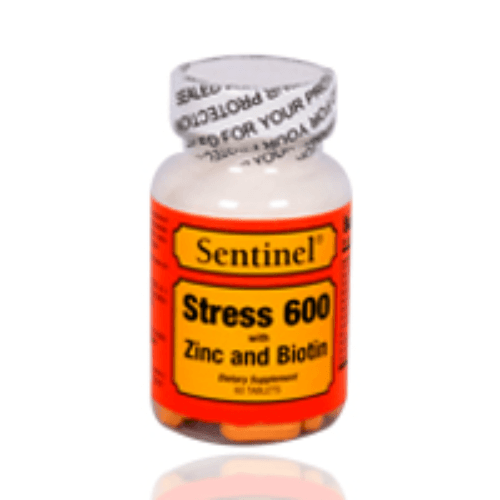 Sentinel Stress 600 With Zinc And Biotin Tab 60S