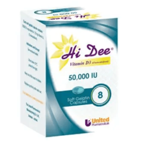 Hi Dee Vitamin D3 50,000 Iu Cap 8S