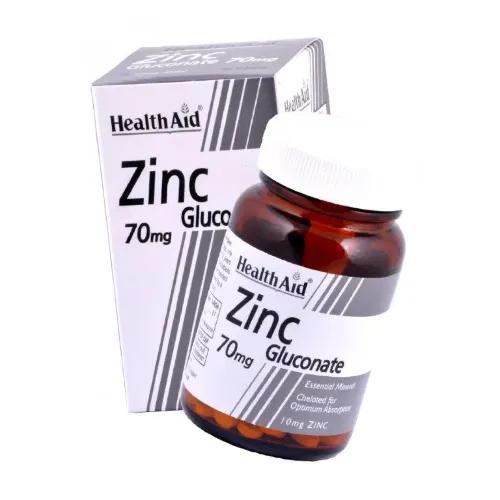 Health Aid Zinc Gluconate 70Mg Tab 90S