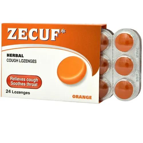 Zecuf Lozenges Orange 24 Pieces