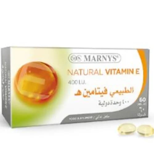 Marnys Natural Vitamin E 400Iu 60S 