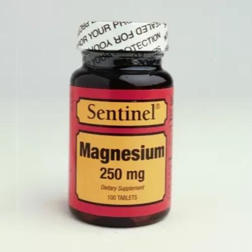 Sentinel Magnesium 250Mg Tab 100S