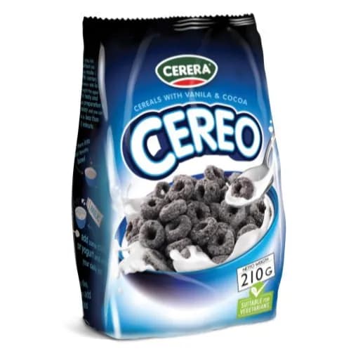 Cerera Black Hoops With Cookie Flavor 210G