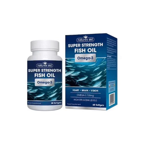 Natures Aid Super Strength Omega-3 Softgel 60S