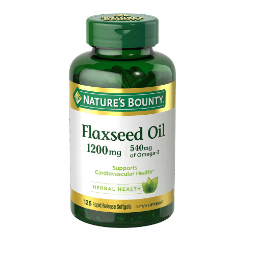 Nature'S Bounty Flaxseed Oil1200Mg Softgels 125S