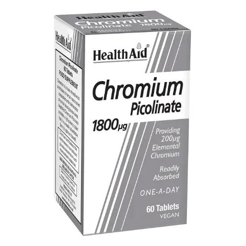 Health Aid Chromium 60 Tablets 