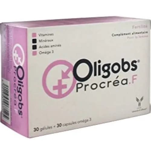 Oligobs Procrea.F Plus Omega 3 Cap 30 Plus 30