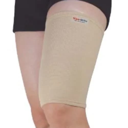 Elastic Thigh Support Beige - A6-002 Large