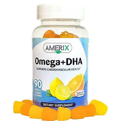 Amerix Omega+Dha Adult Gummy 90 Pieces