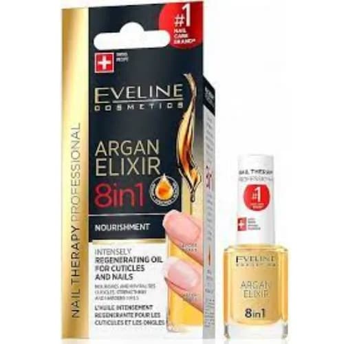 Eveline Nail Therapy Argan Elixir Oil 12 Ml