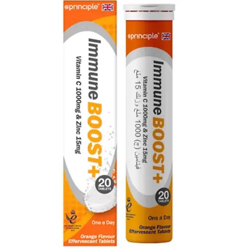 Principle Immune Boost Vitamin C With Zinc Effervescent 20S