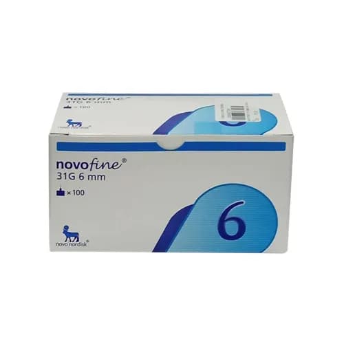 Novofine 31 Gm 6 Mm 100 Pieces