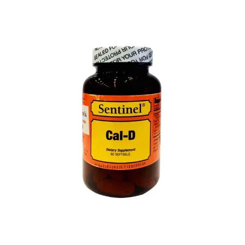 Sentinel Calcium D 1200 Mg 1000 Iu Softgels 60S