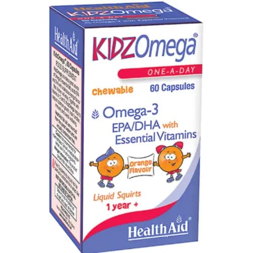 Health Aid Kidz Omega Chewable 60 Capsules 