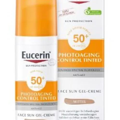 Eucerin Spf 50+ Cc Medium Tinted Sun Gel Cream 50 Ml