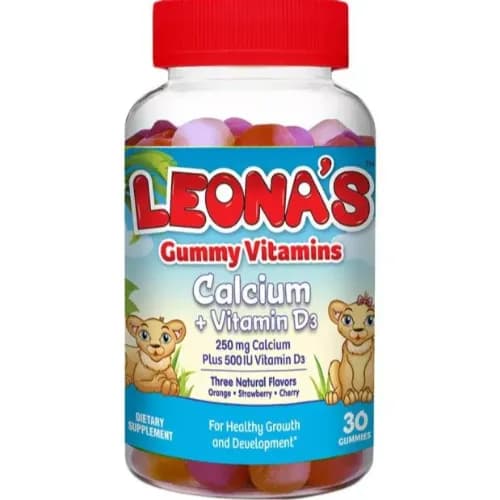 Leonas Gummy Calcium Plus Vitamin D3 30S