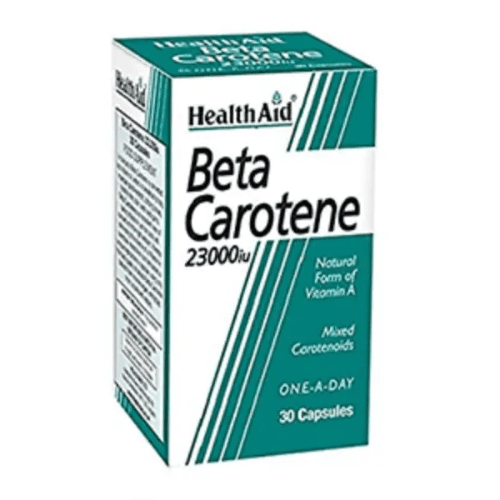 Health Aid Beta Carotene 23000 Iu 30 Capsules 