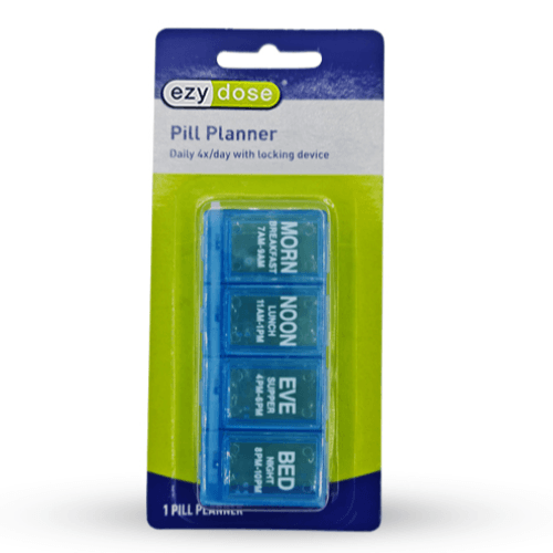 Ezy Dose Four-A-Day Locking Pill Reminder 67800