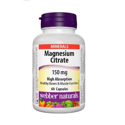 Webber Naturale Magnesium Citrate 150Mg Cap 60 Pieces