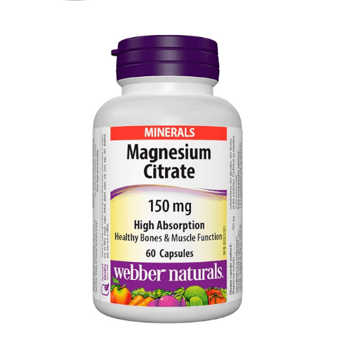 Webber Naturale Magnesium Citrate 150Mg Cap 60 Pieces