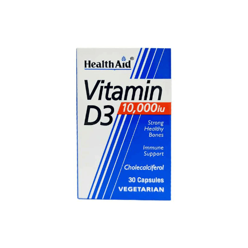 Health Aid Vitamin D3 10,000 Iu Cap 30S 