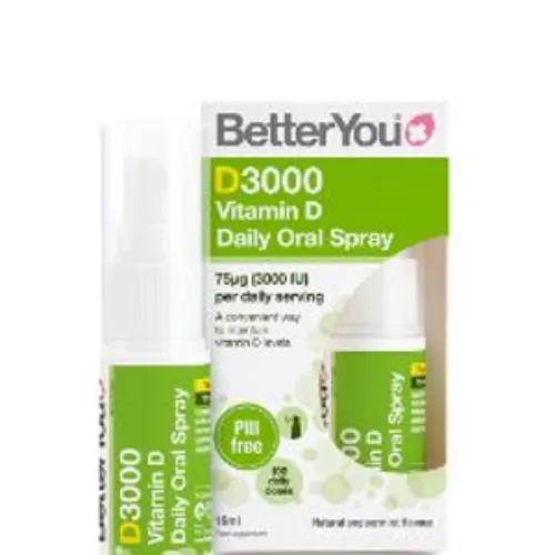 Better You D3000 Vitamin D Oral Spray 15Ml