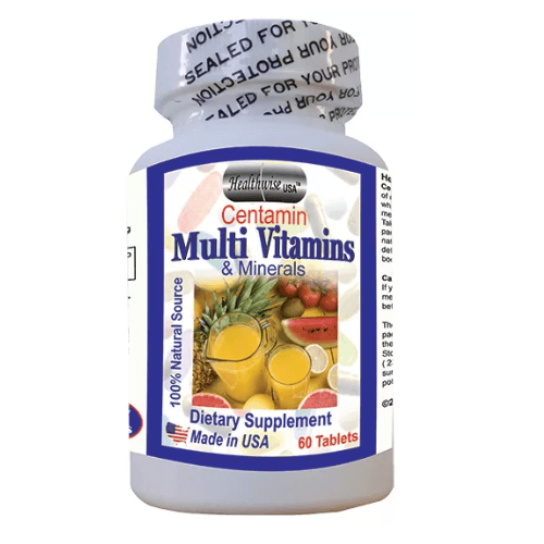 Healthwise Centamin Multi Vitamins And Minerals Tab 60S