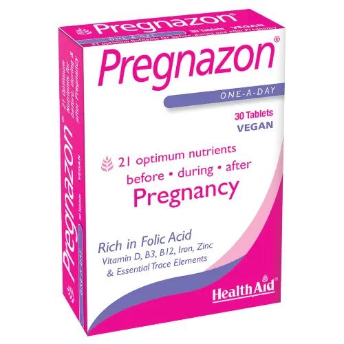 Health Aid Pregnazon 30 Tablets