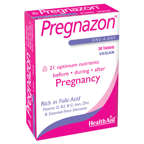 Health Aid Pregnazon 30 Tablets