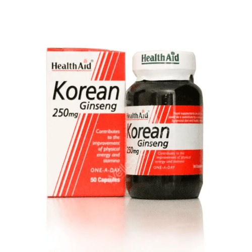 Health Aid Korean Ginseng 250Mg 50 Capsules 