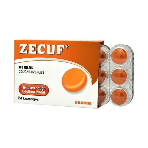 Zecuf Lozenges Orange 24 Pieces