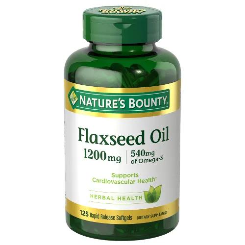 Nature'S Bounty Flaxseed Oil1200Mg Softgels 125S