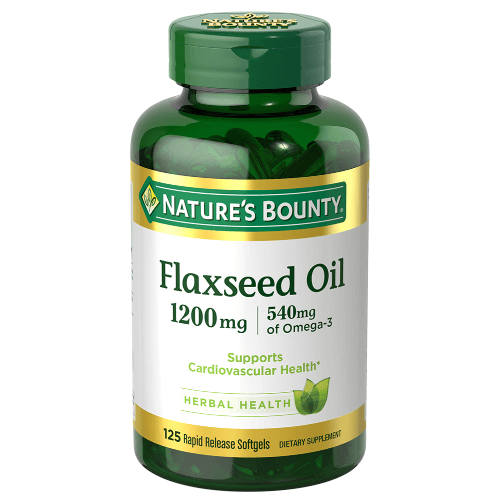 Nature'S Bounty Flaxseed Oil1200Mg Softgels 125S