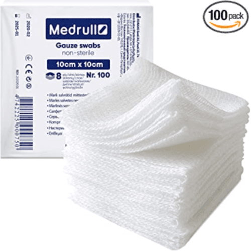 Medrull Gauze Swabs Non-Sterile 10-10