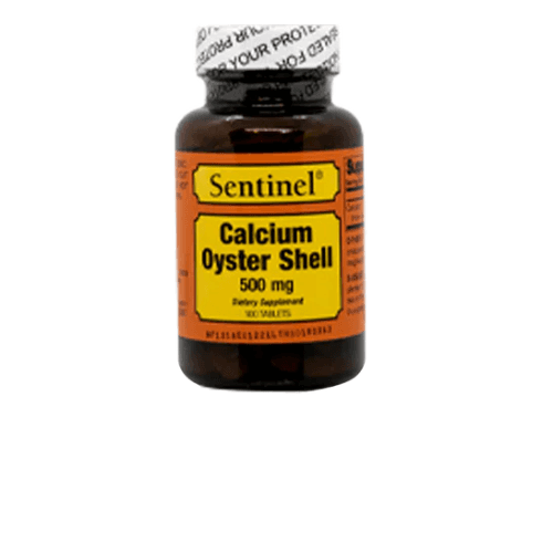 Sentinel Calcium Oyster Shell 500 Mg Tab 100S