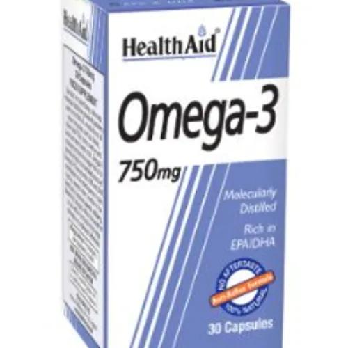 Health Aid Omega 3 750 Mg 30 Cap 