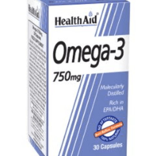 Health Aid Omega 3 750 Mg 30 Cap 