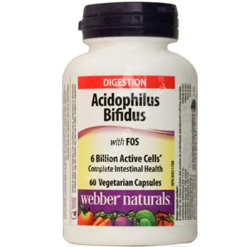 Webber Naturale Acidophilus Bifidus Cap 60 Pieces