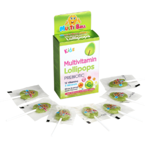 Multiball Kids Multivitamin Lollipops 7S 