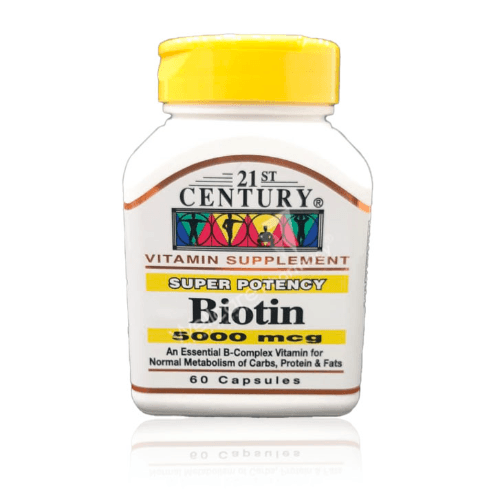 21St Century Biotin 5000 Mcg Capsules 60 Pieces