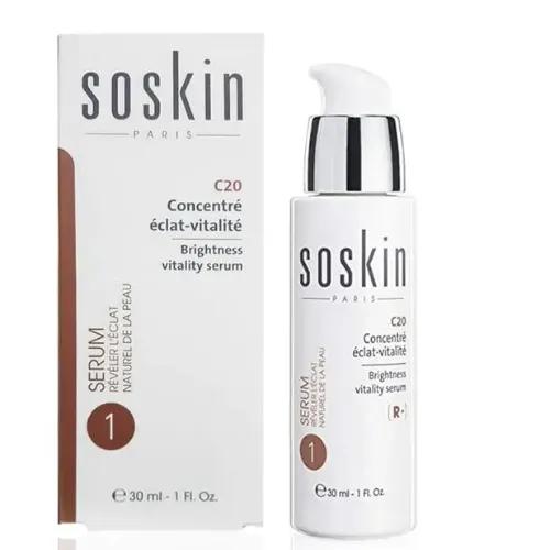 Soskin Brightness Vitality Serum 30 Ml 20430 New