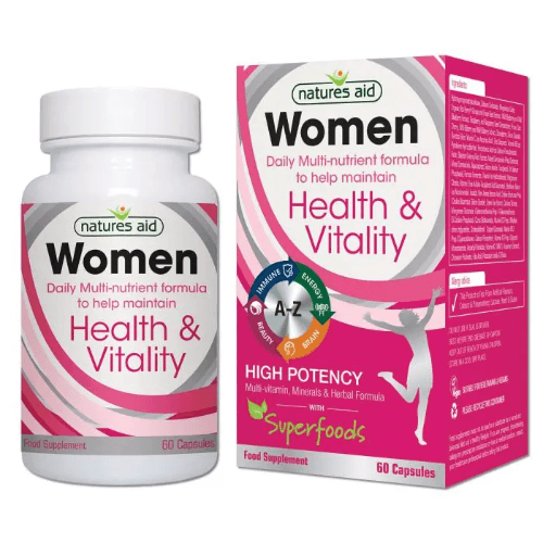 Natures Aid Women Multi Vitamin Caps 60S