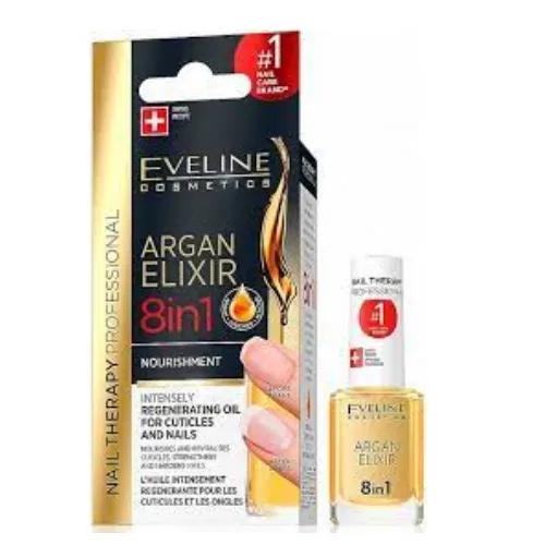 Eveline Nail Therapy Argan Elixir Oil 12 Ml